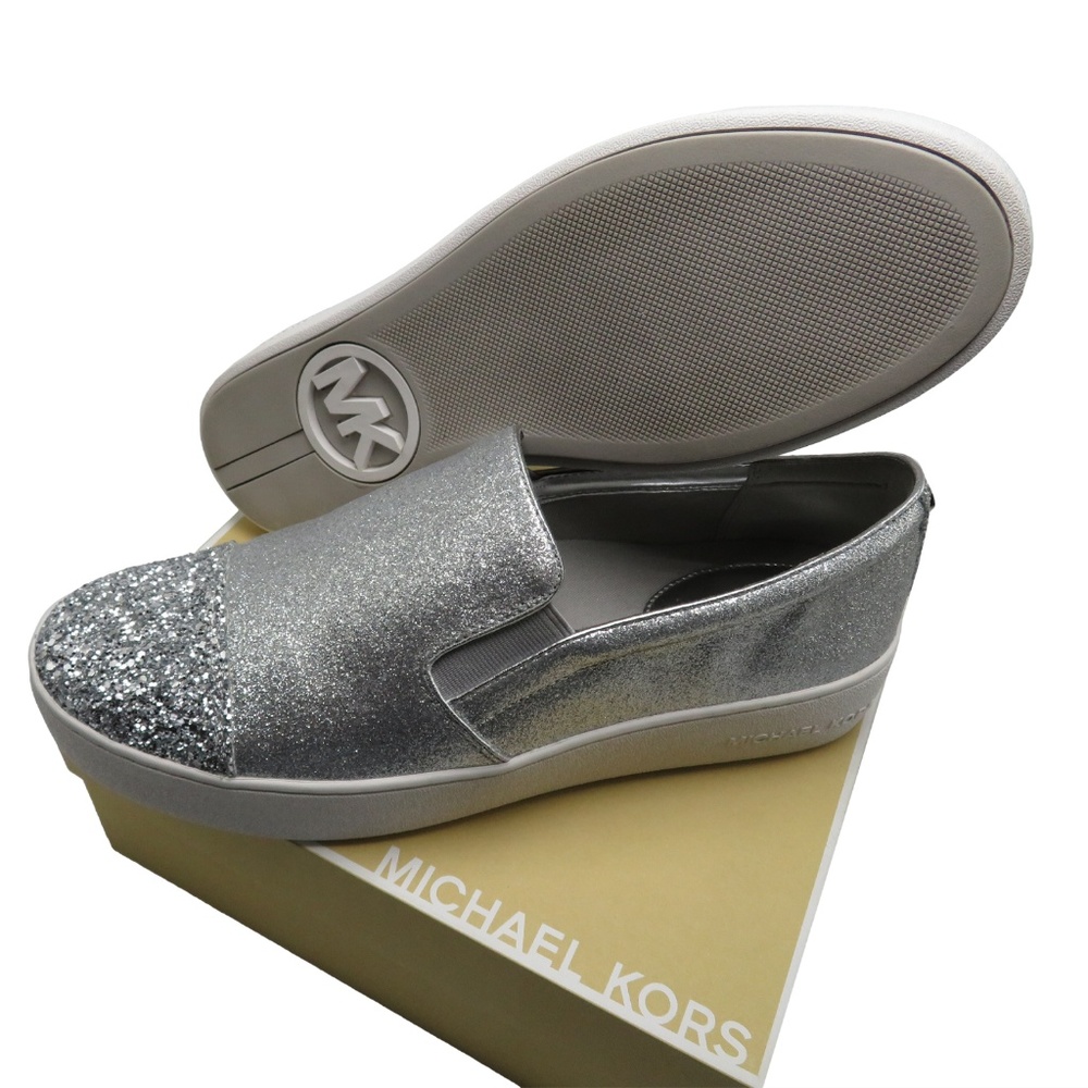 Michael Kors TIA Glitter Platform Sneaker